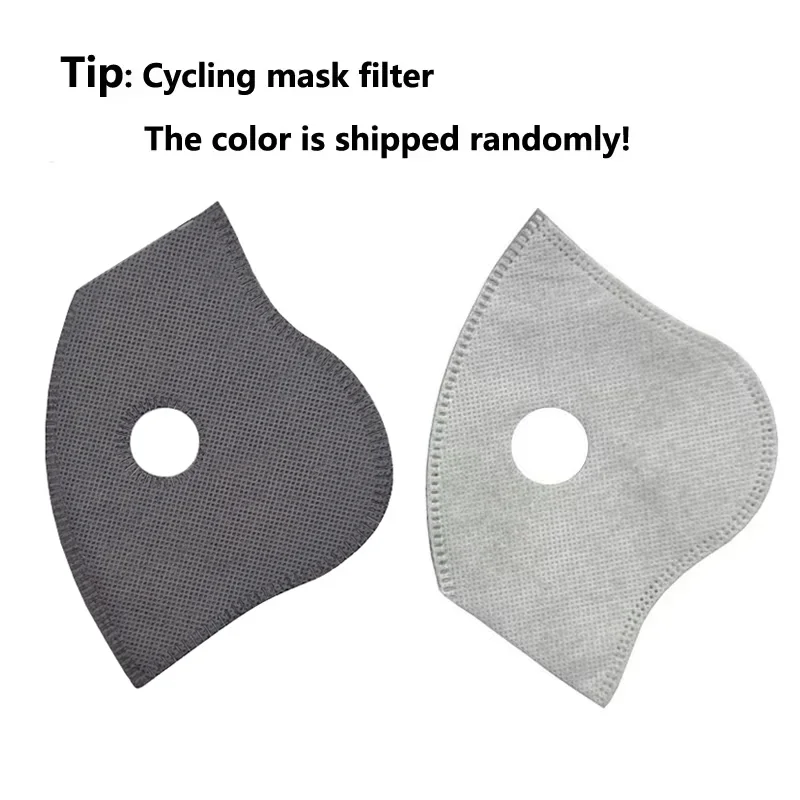 Cycling Face Mask Gasket Masks Filter Activated Carbon Breathing Filters Pm2.5 Filters Air Valve Filter Masks Bike Accessories