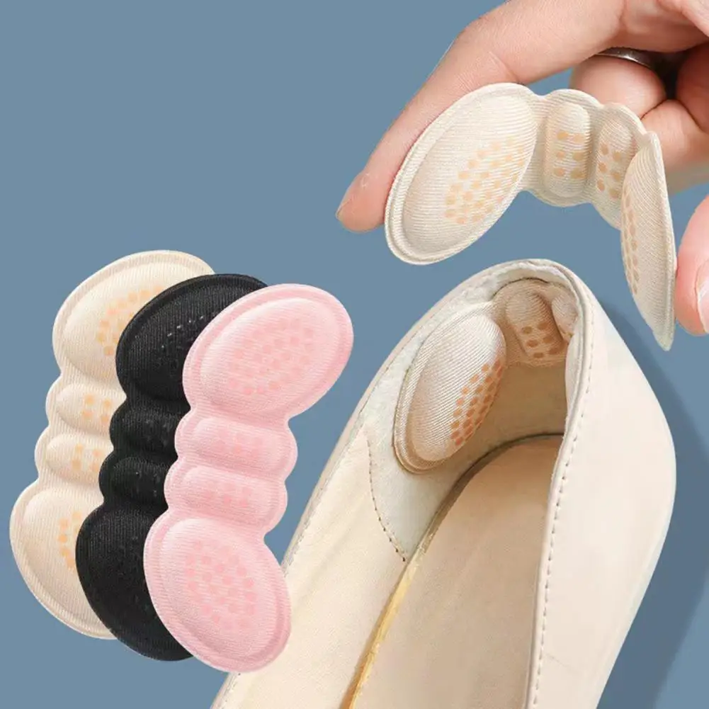 Wear-resistant Heel Anti-grinding Stickers Reusable Insoles for Big Small Shoes Multifunctional Footwear Solution