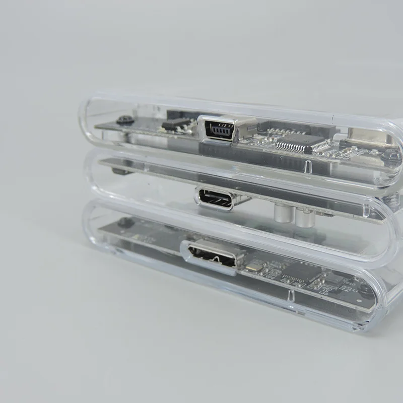 1 قطعة حافظة خارجية عالية الدقة 2.5 SATA إلى USB 3.0 5Gbps محرك الأقراص الصلبة الخارجي الشفاف المحمول 2.5 hdd الضميمة لقرص الكمبيوتر SSD صندوق