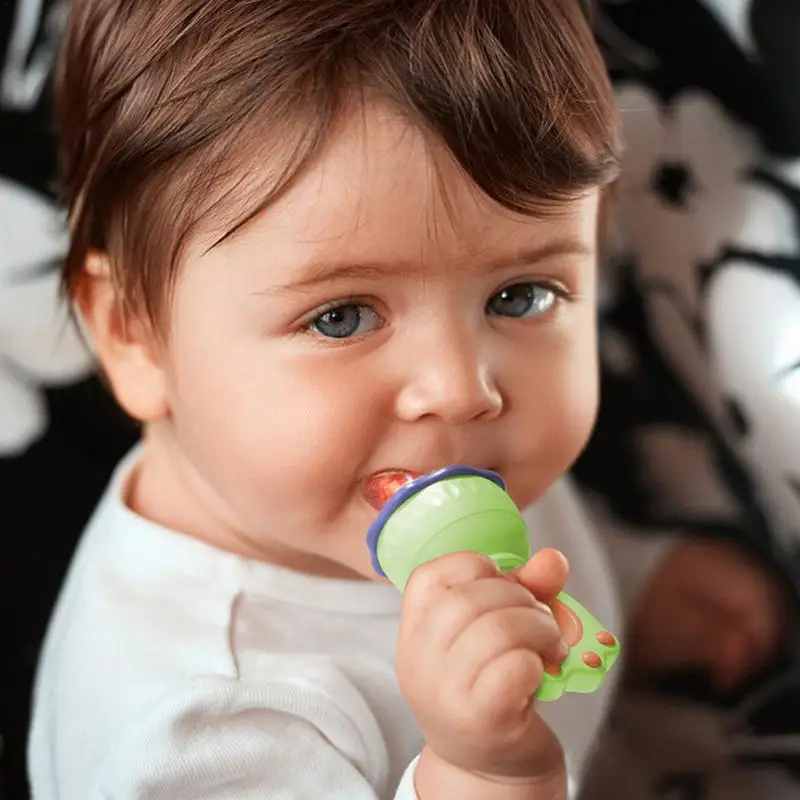 Pengumpan makanan bayi, pengumpan makanan buah bayi silikon bayi pengumpan jaring bayi untuk makanan