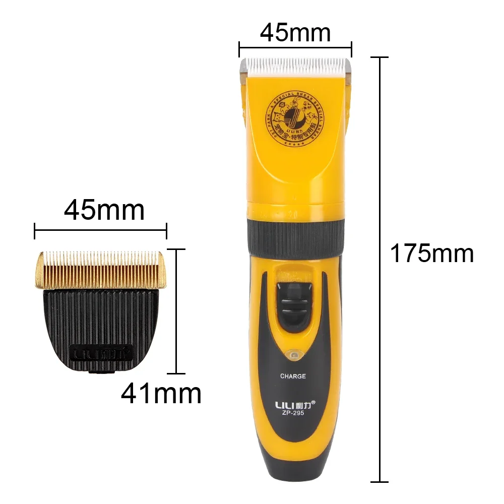 Tondeuse voor huisdieren Keramisch mes Elektrische schaar voor konijn Kat Puppy Grooming Clipper Cutter Kapsel Trimmer Scheerapparaat Set