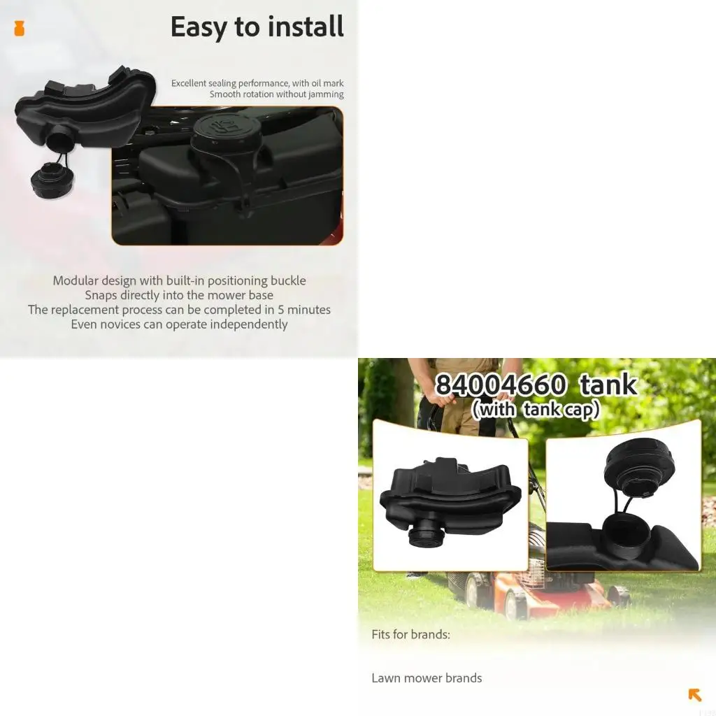 F19B 84004660 Lawn Mower Gas Assembly with Cap for 590568 08P502 Maintenance