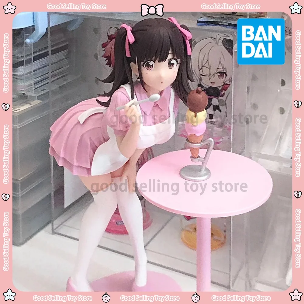 Original Bandai Banpresto The Idolmaster Shiny Colors Sonoda Chiyoko Kawaii Waifu Anime Figure Collectible Model Toys Kids Gifts