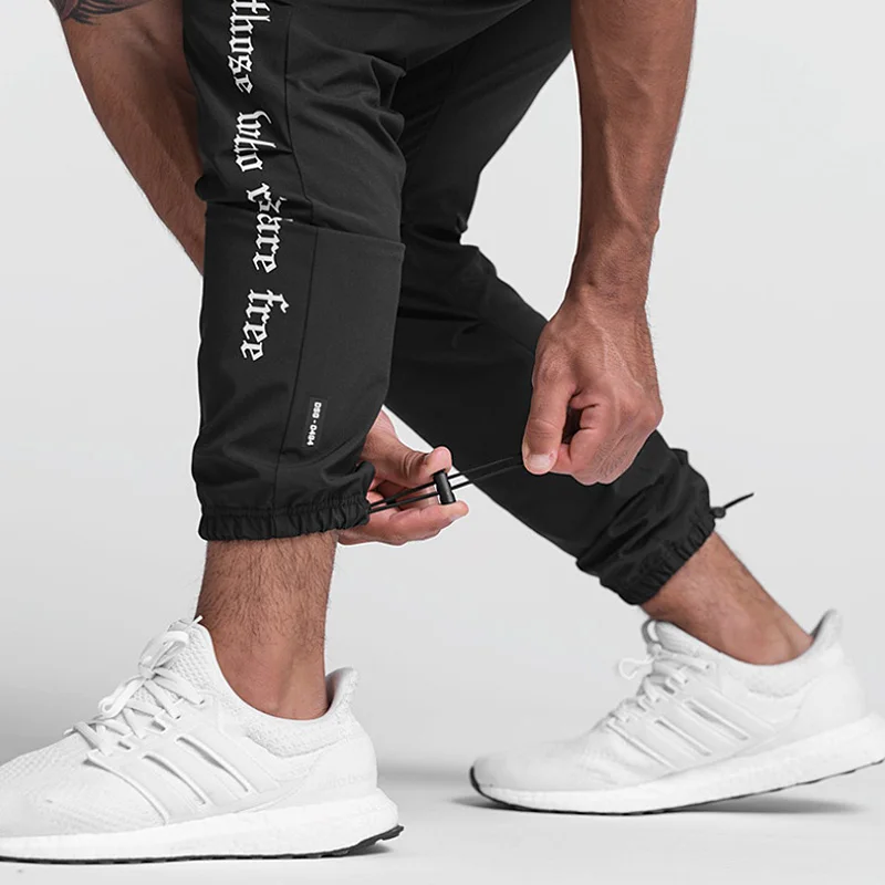 Gym Men\'s Quick-drying Joggers Pants Running Sweatpants Men Fitness Training Sport Casual Trousers Male Sportswear Bottoms