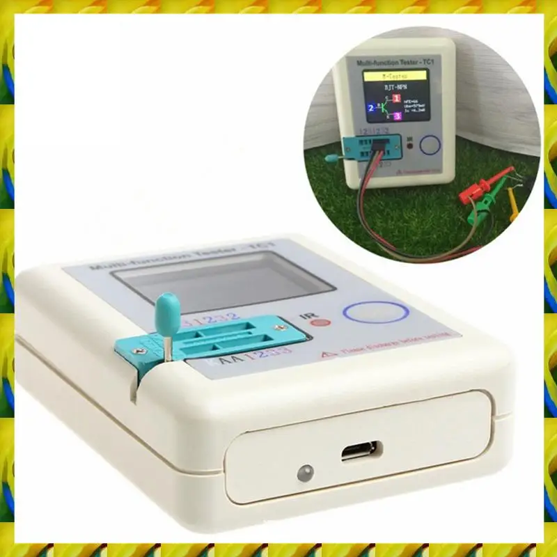 WFF Multi-Function Tester,LCR-TC1 Transistor Tester TFT Diode Triode Capacitance Meter NPN PNP MOSFET,Pocke Colorful Display