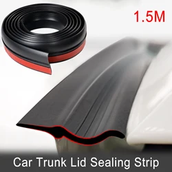 Car Trunk Lid Gap Seal Strip Soft Rubber Sealing Weather Strip Hatchback Upper Edge Trim Dustproof Waterproof SUV Sedan Strips