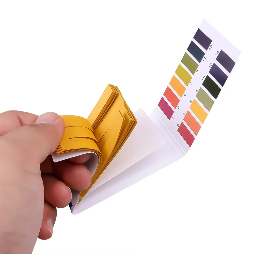 80pcs/pack Litmus Paper Strips With Color Chart Take Accurate Alkaline/acid Tests The Scale Reads From 1 To 14