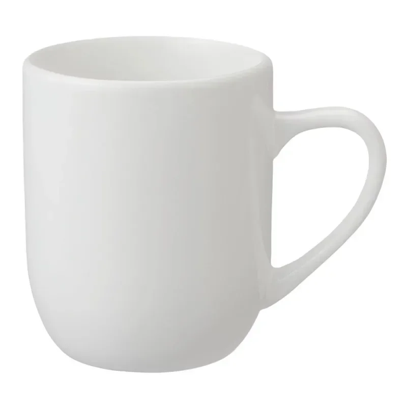 Mainstays-taza de gres blanco esmaltado, 12 onzas