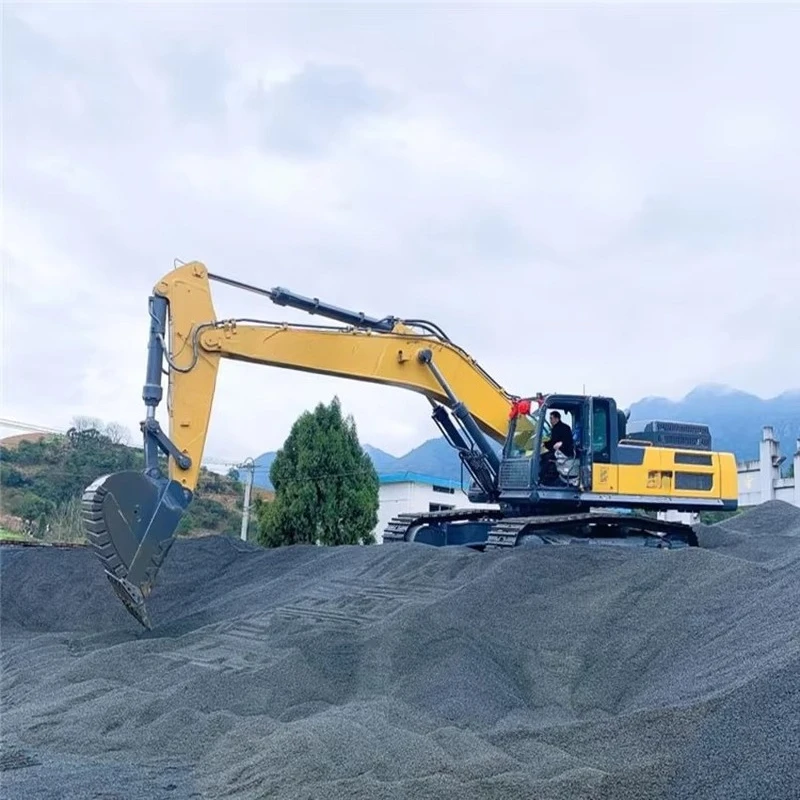 Big Hydraulic Excavator 23Ton Crawler Type Air Condition Cabin Reinforced Digging Bucket Open Pit Mining Rock Excavation Machine