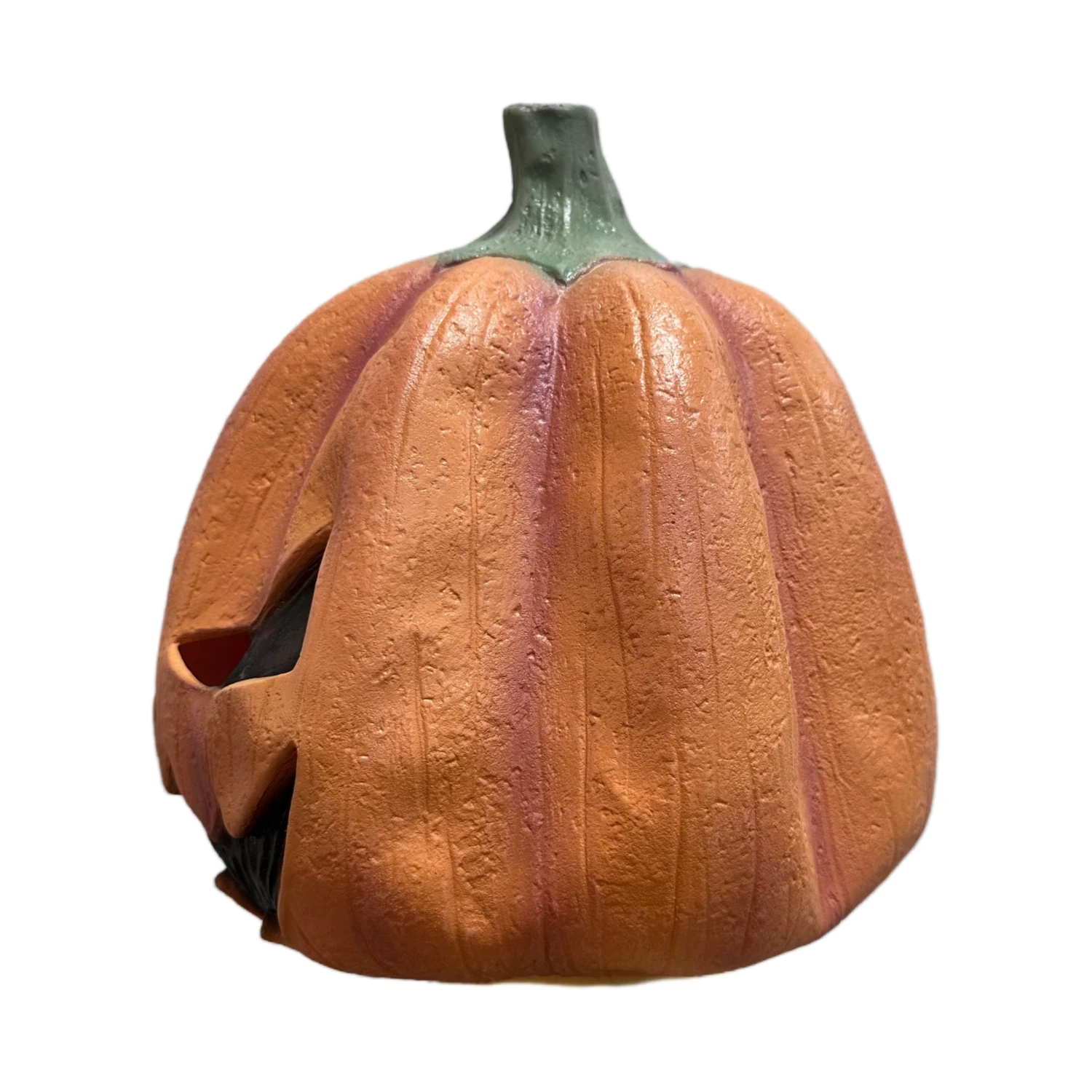 Realistische Halloween-Kürbis-Vollkopfmaske aus Latex als Kostümzubehör für Partys – Detail 7