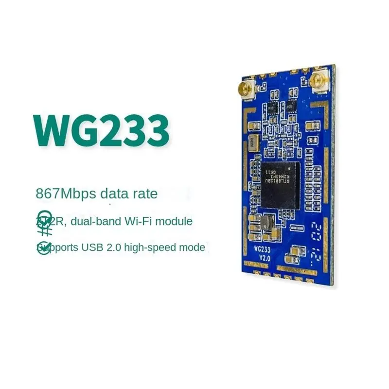 B03B-For Realtek RTL8812 Wireless Wifi 2.4/5Ghz Ac Dual-Band Usb 802.11Ac SPI Wifi Transceiver Module For Set Top Box