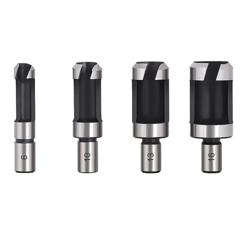 4/8 pz legno Plug Cutter trapano utensile da taglio punta da trapano lavorazione del legno punta da trapano in sughero casa accessori di ricambio per utensili elettrici fai da te