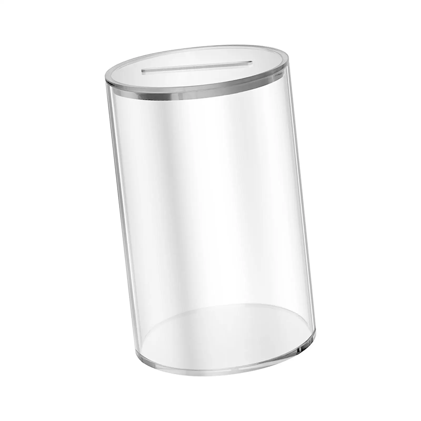 Acrylic Money Saving Box Coin Jar Kids Saving Pot Multipurpose Home Ornaments