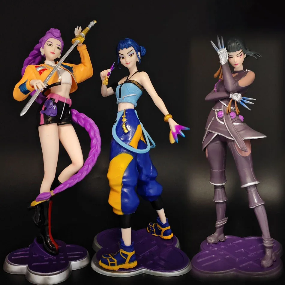 Heißer 22cm Anime KPop Teufel Hunter Statue Spielzeug Puppe Rumi Zoey Action Figure PVC Modell Desktop Ornament Spielzeug Fans Geburtstag geschenke