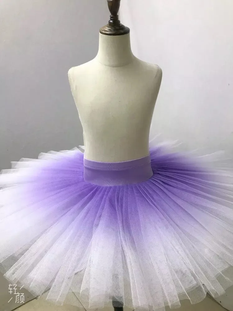 Nuova gonna da balletto Costumi professionali classici per pancake Tutu Pratica di balletto professionale a 9 strati che indossa la padella per adulti da donna
