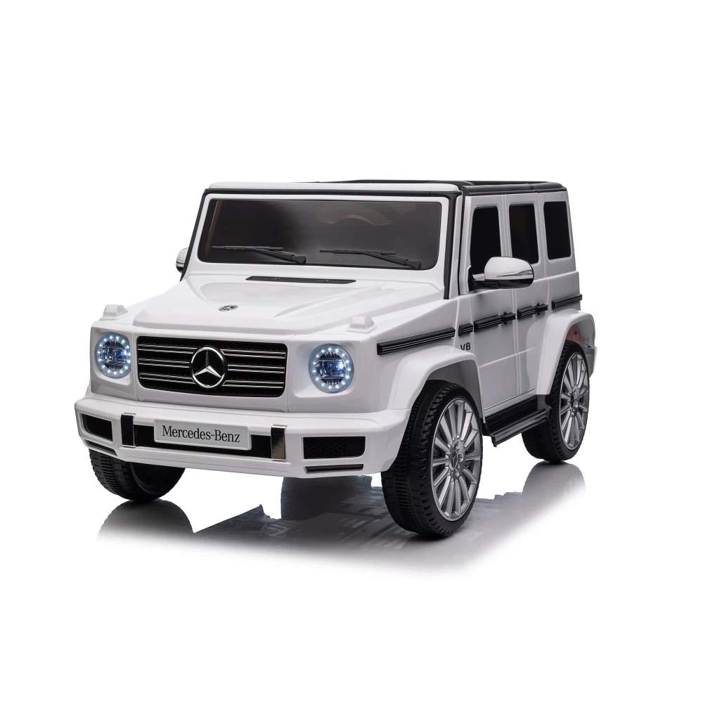 Licensed Mercedes-Benz G500 24V Kids ride on toy electric car for kids Three speed adjustable LED light Three-point safety belt