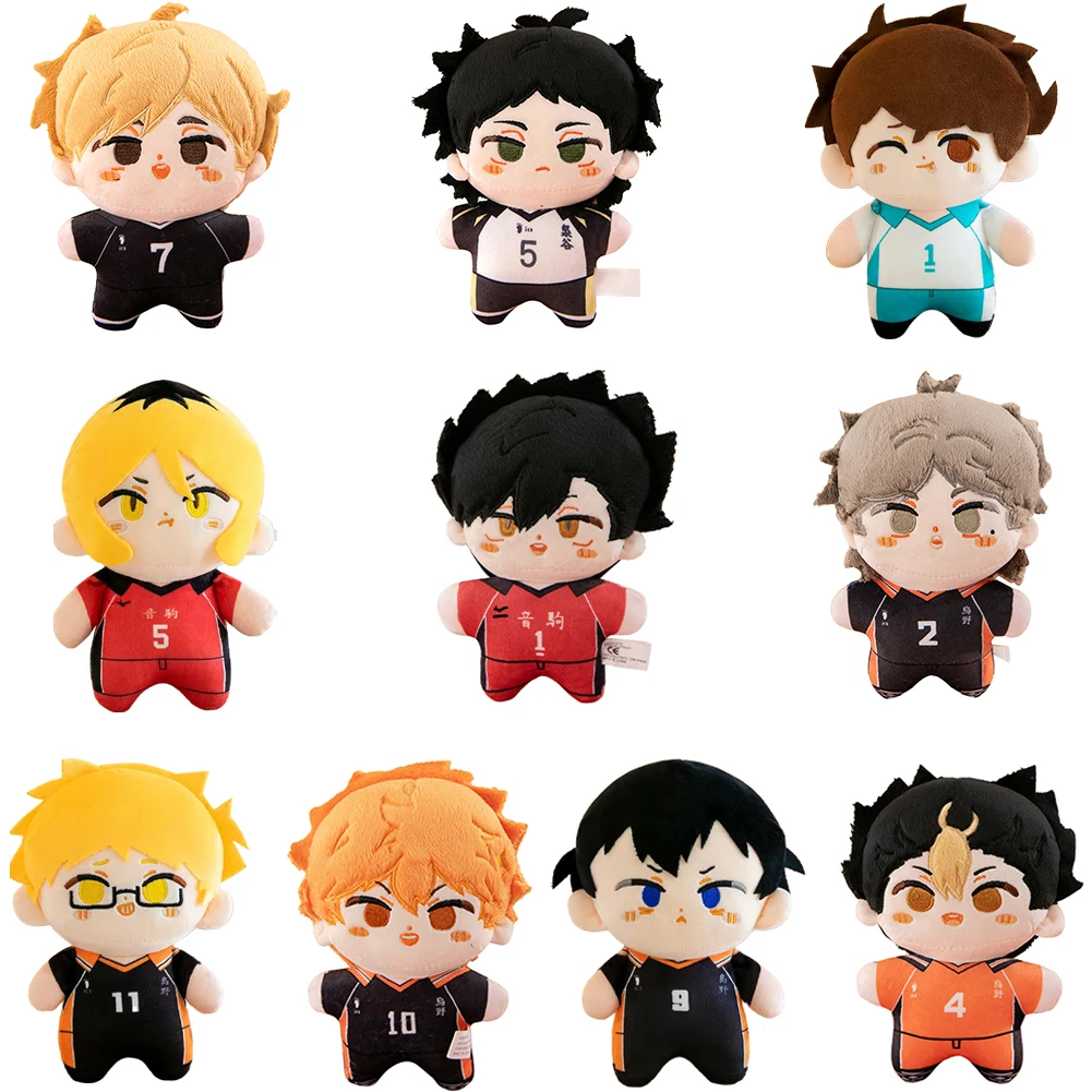 

Anime Plush Doll Oikawa Tobio Kageyama Shoyo Hinata Kotaro Kei Tsukishima Kozume Kenma plushies Stuffed Pillow Toy Pendant Gift