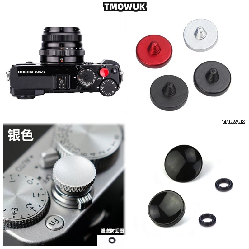

For A7M4 A6000 A6300 A6500 A5100 ZV-E10 RX1R II RX10 High-Performance Aluminum Alloy Shutter Buttons