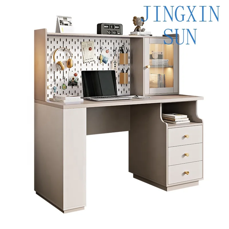 Modern Multifunctional Large Space Storage Side Cabinet Writing Desk Bedroom Study Office Desk