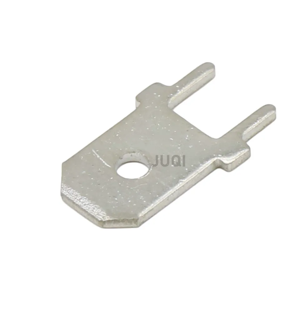 Picture 6: 50pcs/100pcs  2.8mm/4.8mm/ 6.3mm terminal Circuit board insert PCB soldering terminals Circuit board insert thickness 0.8mm