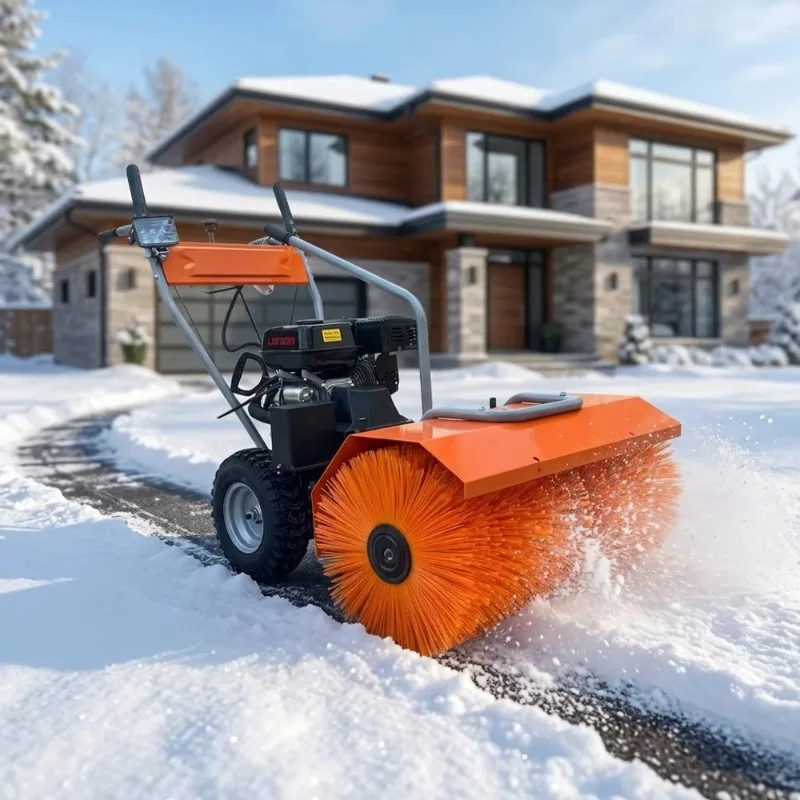 Low Energy Consumption Snowplow Winter Road Surface Snow Remover  Snow Sweeper With Custom Parts