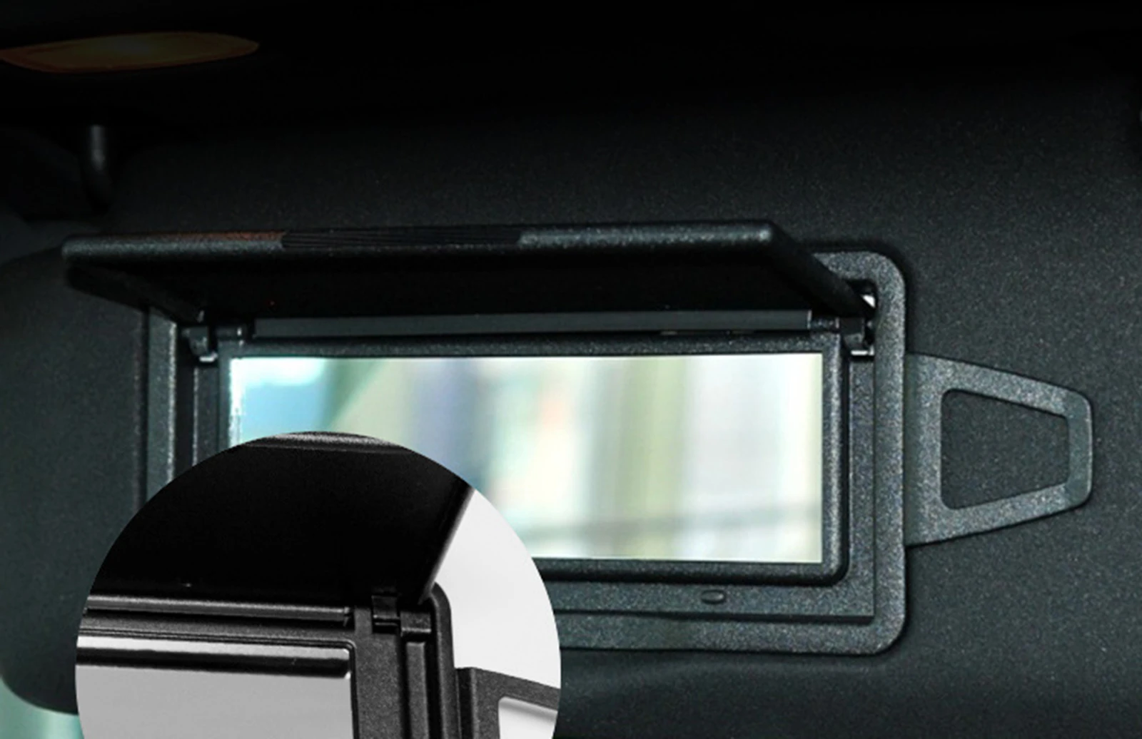 Left Inner Sun Visor Sunvisor Cosmetic Make-up Baby Rearview Vanity Mirror Cover For Mercedes Benz W212 E-Class W218 CLS-Class