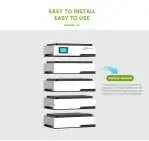 LP 15kwh 20KWH 30KWH 153.6 V High Quality High-voltage Stackable Lifepo4 Cel All-in-one Solar Inverter and Battery