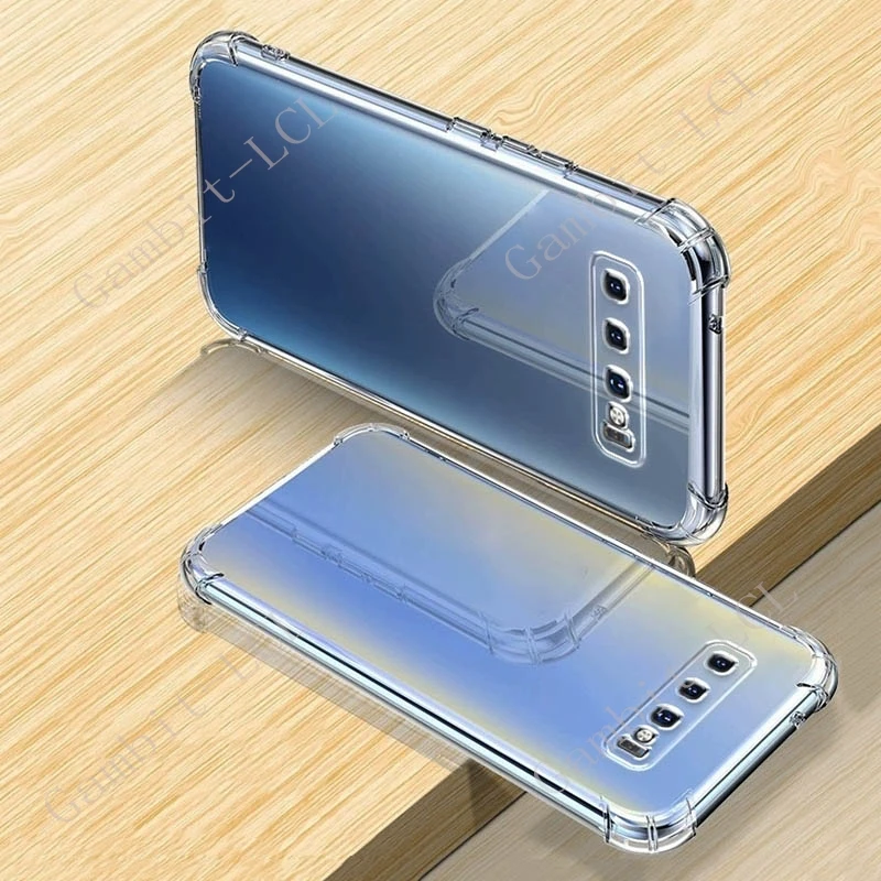 Anti-Fall-Hülle für Samsung Galaxy S10 5G S10+ S10e Note 20 10 9 8 10 10+ S9 S9+ Soft TPU Original stoßfeste Rückseite