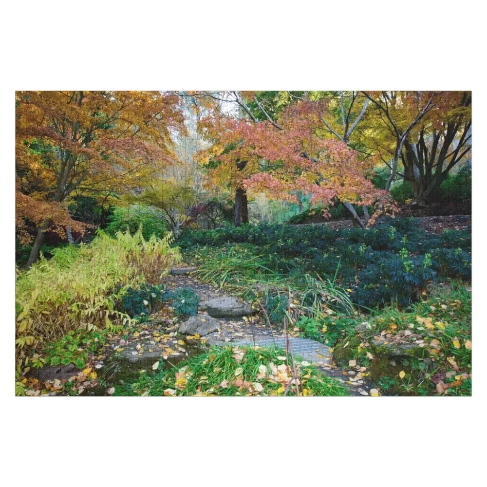 

Autumn Garden Jigsaw Puzzle Personalized Kids Gifts Customs With Photo Puzzle