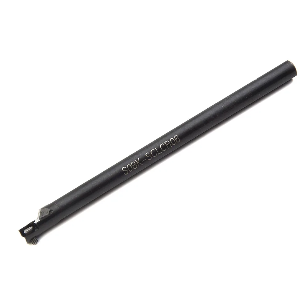 

Boring Bar 8mm S08KSCLCR06 Lathe Tool with 10pcs CCMT060204HM Carbide Inserts and T8 Wrench Suitable for Finishing Applications