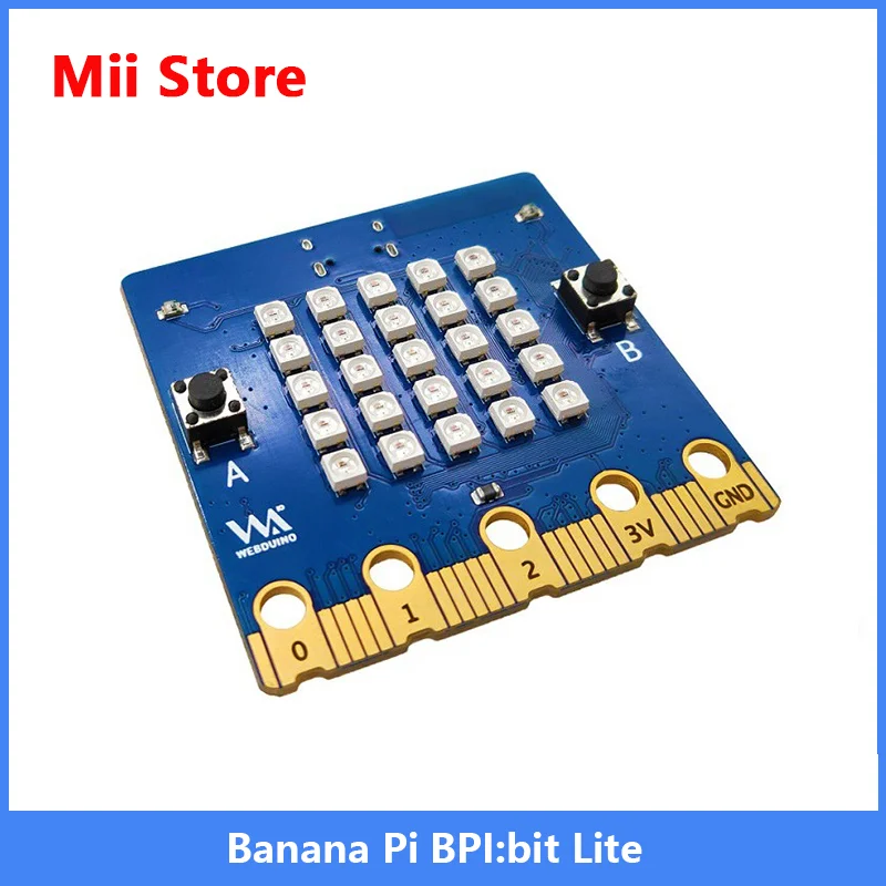 

Banana Pi BPI:bit Lite Webduino and arduino board with EPS32-S2 for STEAM education