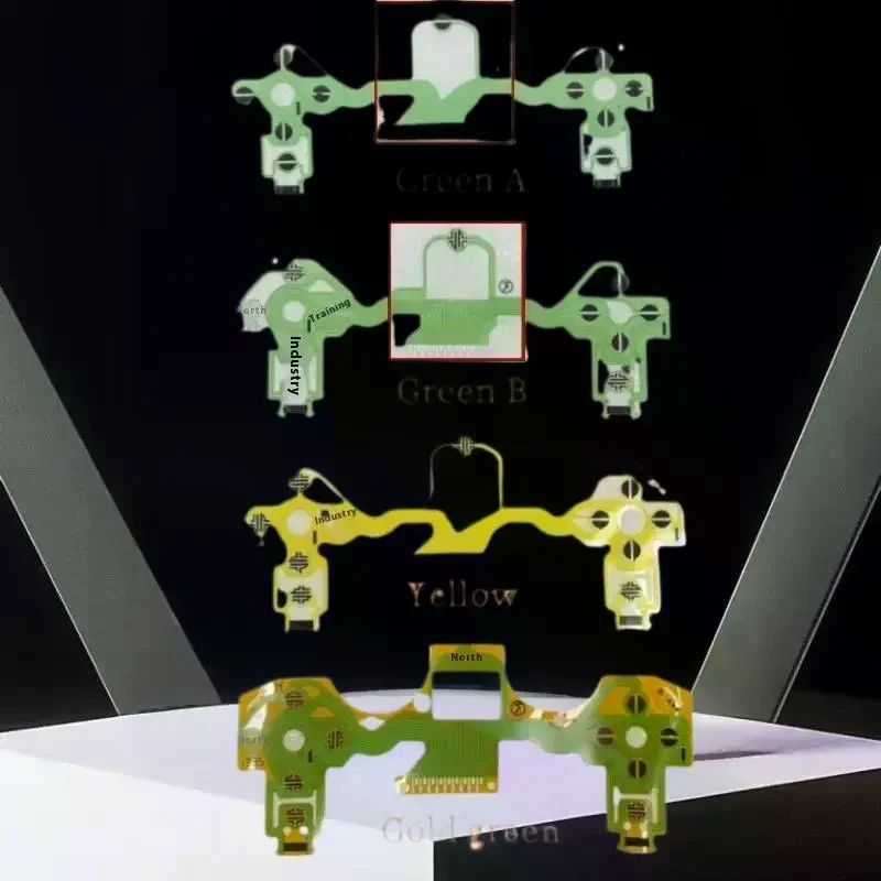 Do-It-Yourself Replacement Part for Sony PS4 2.0 Controller; 1Pcs Game Console Accessory, Flex Cable with PCB Circuit Keypad