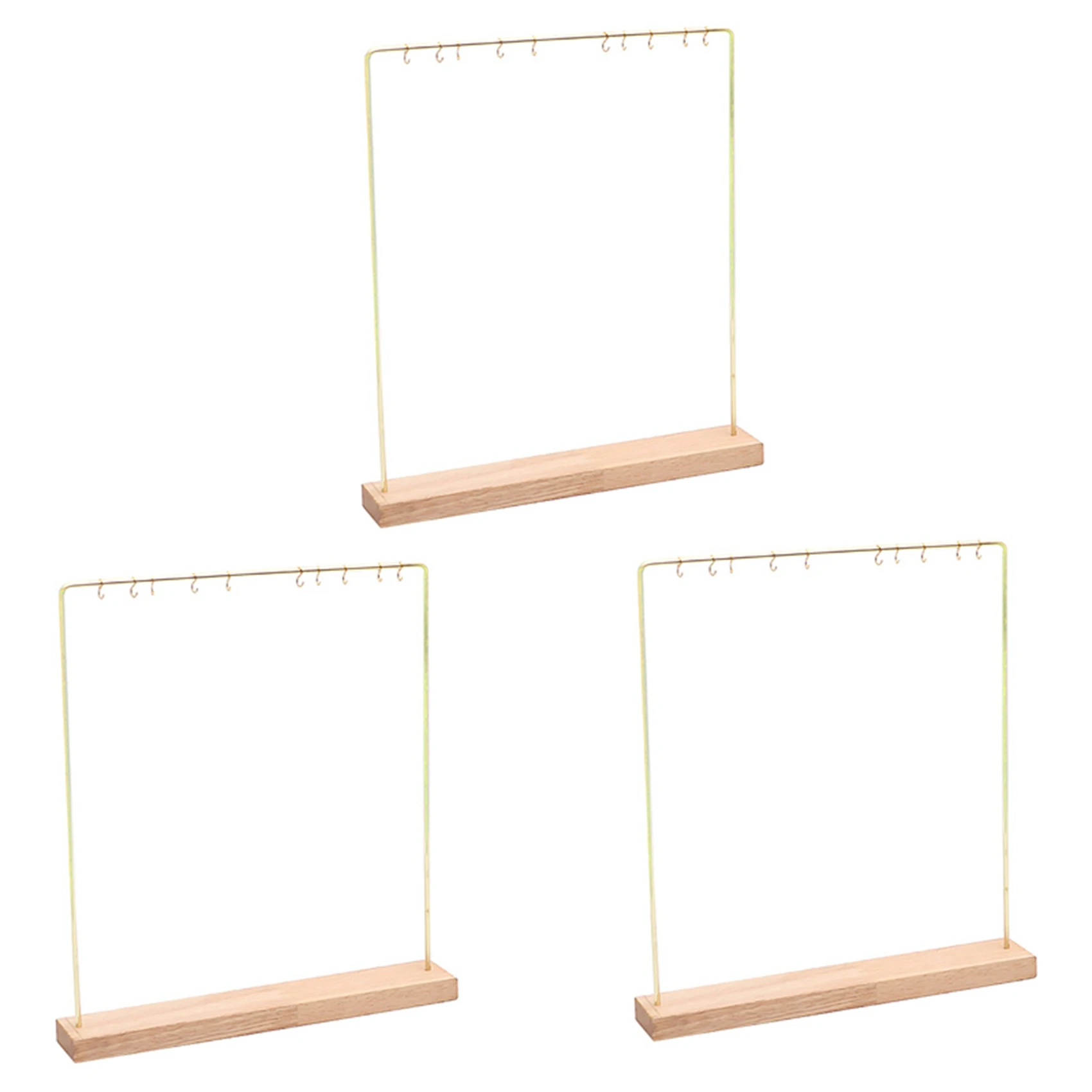 *A91P 3X Fashion Jewelry Display Rack Stand Holder Earrings Hanging Organizer Showcase