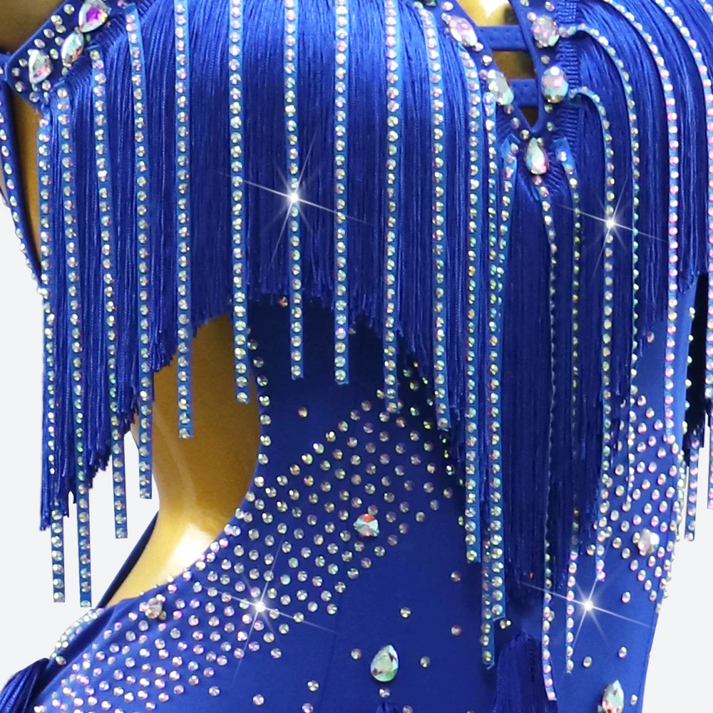 Lateinamerikanische Frauenkleidung, Tanzkostüm, 2025, besondere Anlässe, Party, Wettbewerbskleid, eleganter Kinder-Ballsaal-Abschlussballrock für Mädchen