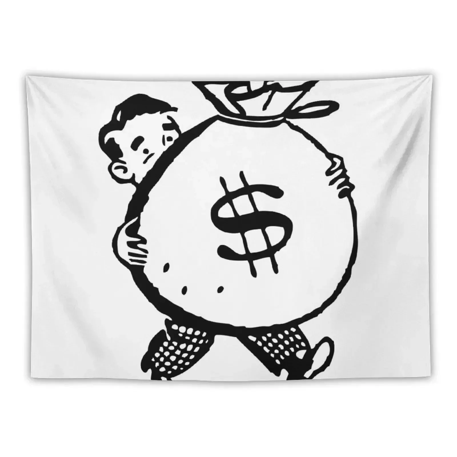 MONEYBAGS Pop Art Tapestry Aesthetic Room Decor Bedroom Decor Wall Decoration Room Decorations Aesthetics Tapestry