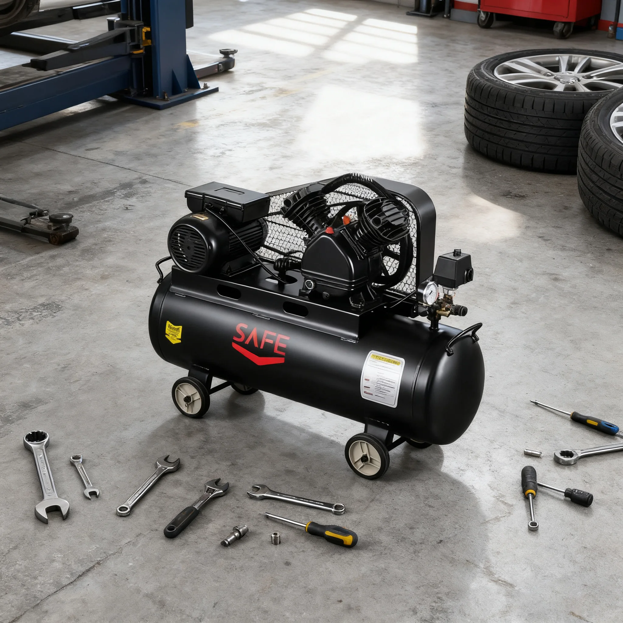 

Best Heavy 80 Gallon Industrial Compressor 5 110V 220V Portable Pump Belt Driven Air Compressor with Tank