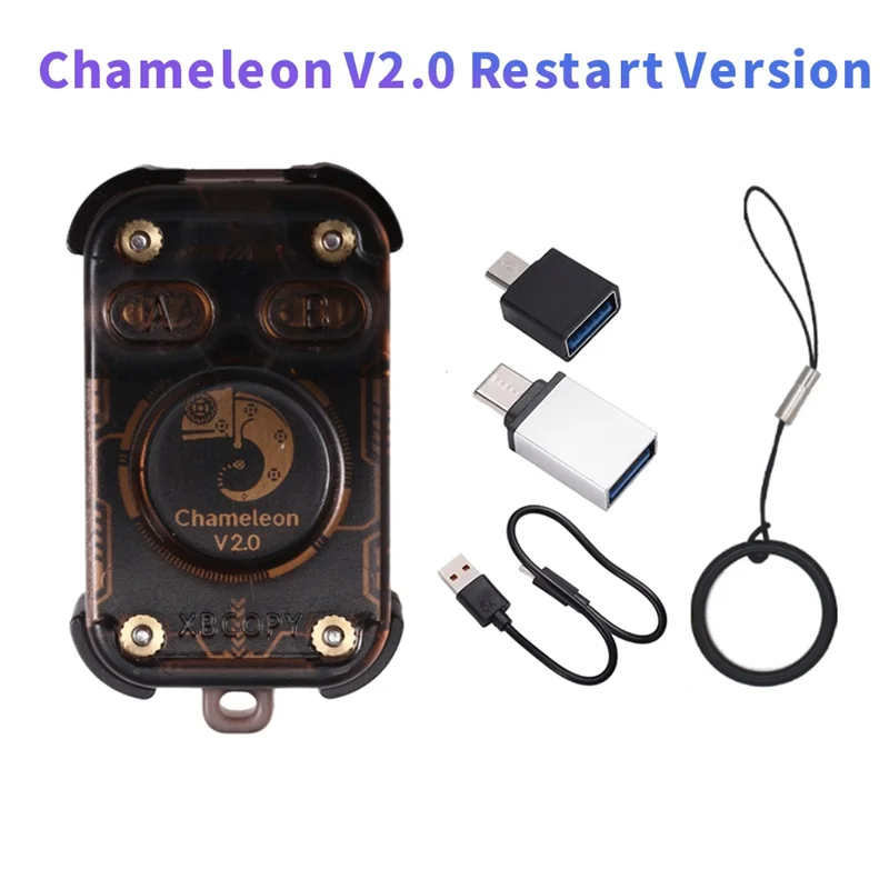

【Последнее место!】Chameleon Ultra V2.0 NFC RFID Смарт-чип-эмулятор Дубликатор 125 кГц 13,56 МГц Декодирование карт Restart Chameleon
