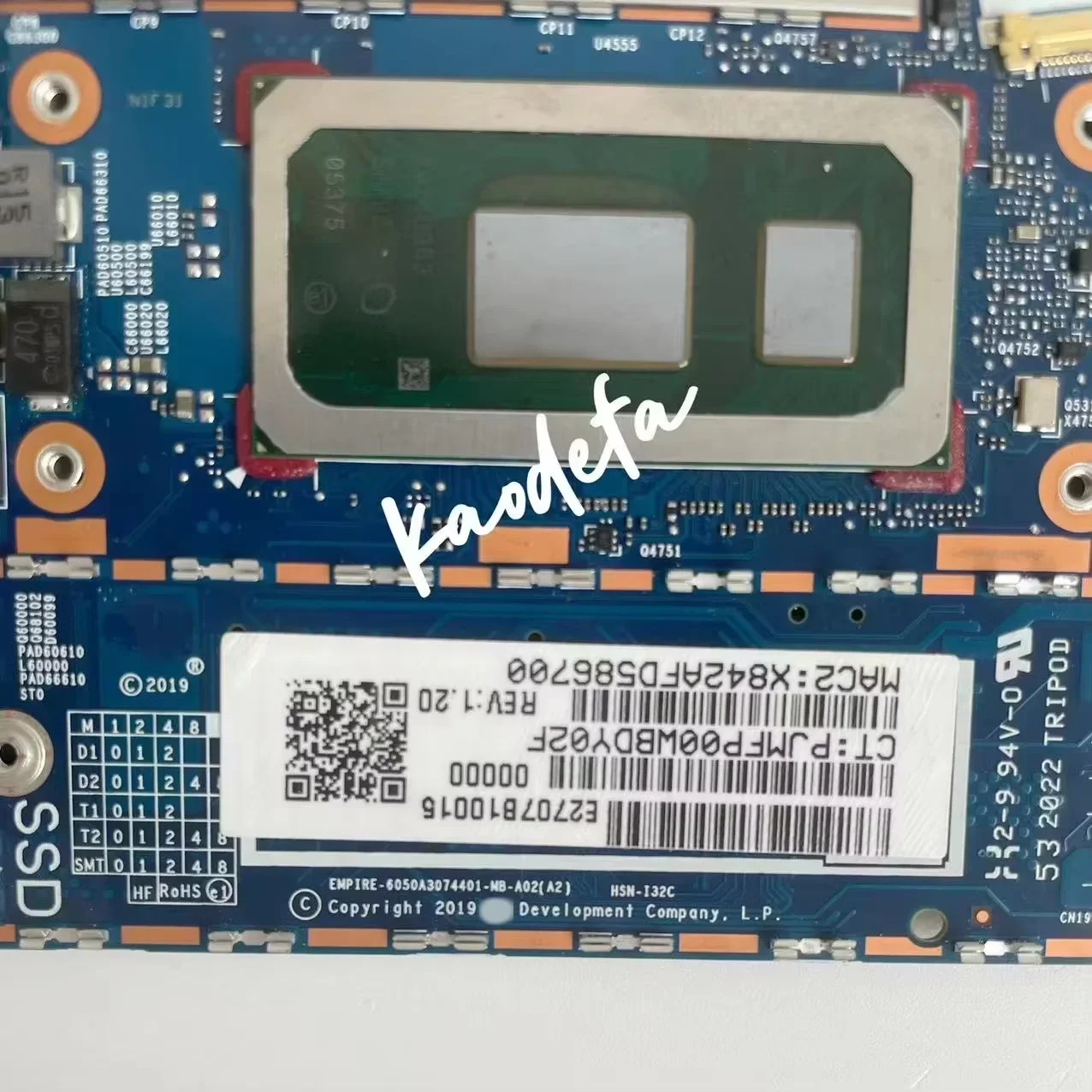 6050A3074401-MB-A02 for HP Elite Dragonfly HSN-I32C Laptop
