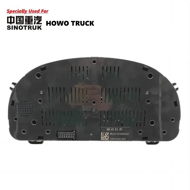 Specially Used For SINOTRUK HOWO Truck Original Quality Dashboard WG9716580025 Combination Instrument Panel HOWO 371 380 336