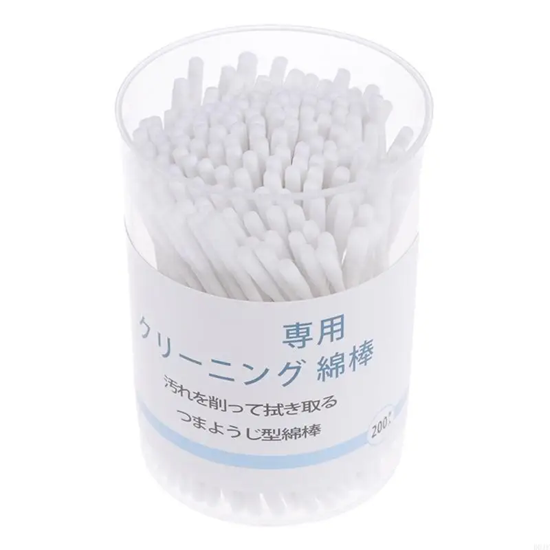 

200pcs/Box Double for Head Cotton Swab Nose Ears Cleaning Care Tools Disposable Buds Cotton Applicator Daily Use