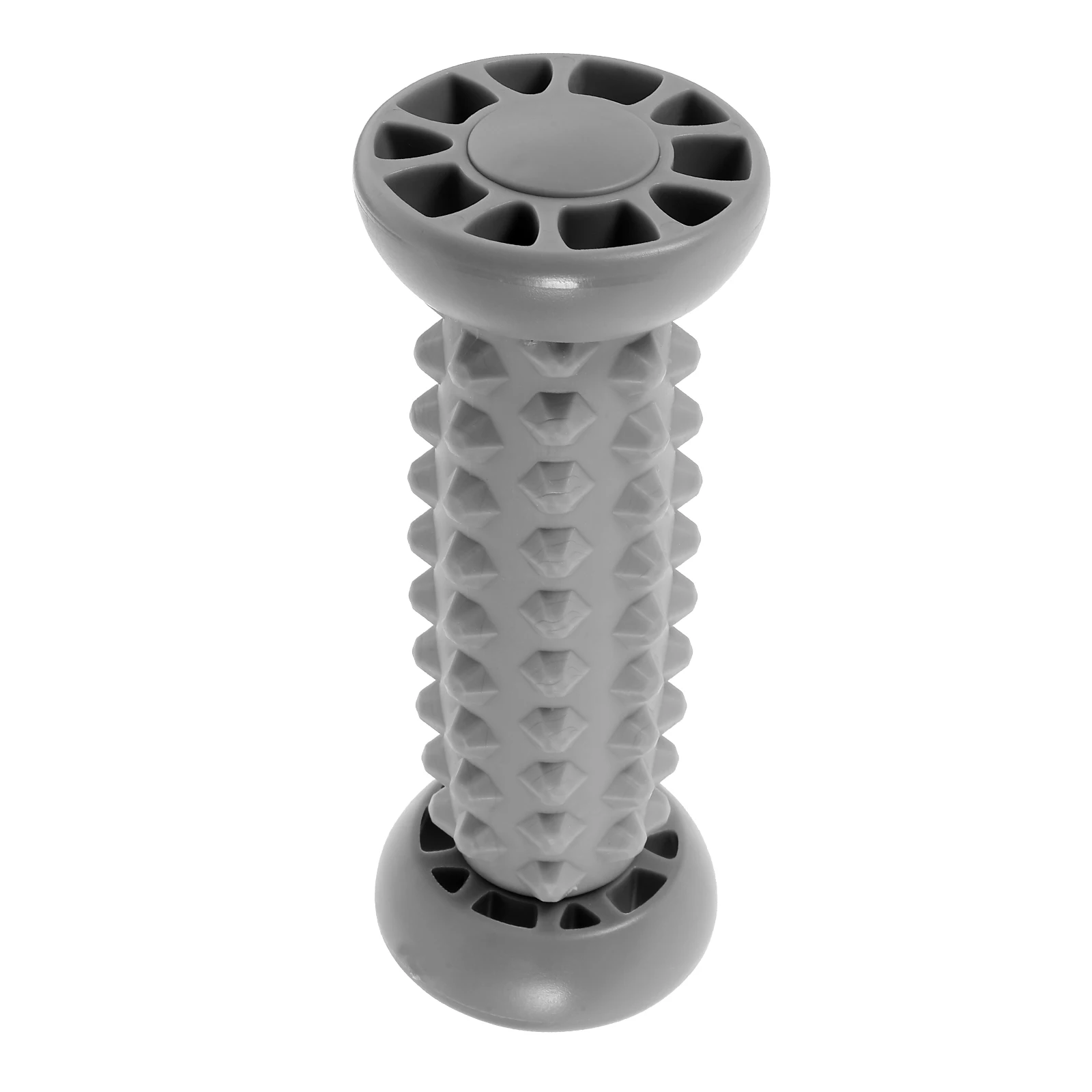 

Foot Massager Roller Deep Tissue Fascia Stick Grey PP Sports Fitness H held Muscle Relaxer Compact Size Home Use Lightweight