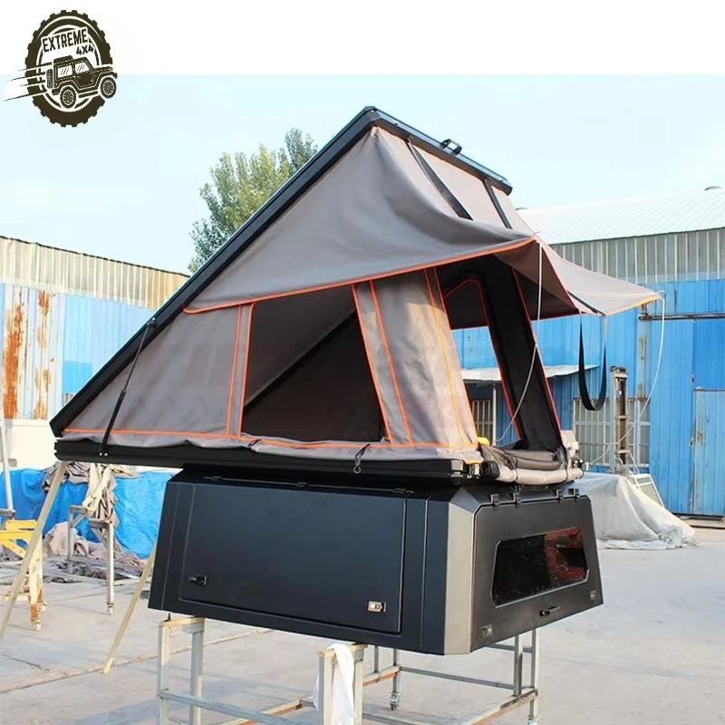 Toldo Extremo para Camioneta, Resistente al Agua y al Frío, Equipo de Campamento, Toldo Rígido con Carpa para Ranger Hilux D-MAX