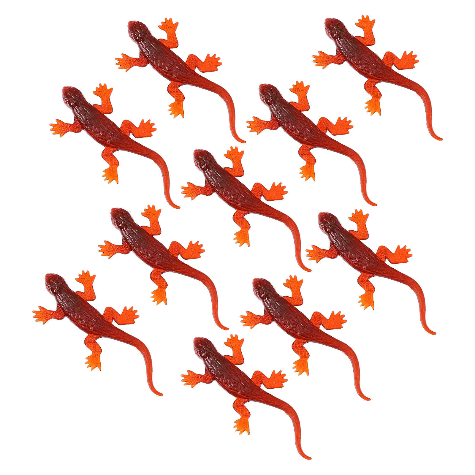 

20 Pcs Party Toys Realistic Gecko Figures Simulation Reptiles Home Decor Lizard Trick Pvc Halloween Props