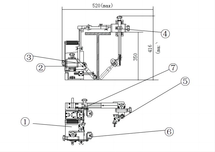 عربة لحام آلة لحام الصلب عربة عربة أدوات ومعدات لحام منصة #6