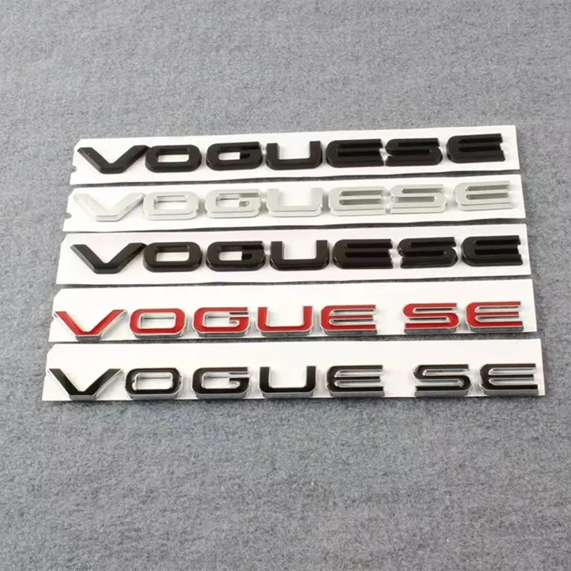 

Car Body Badge Rear Trunk Stickers for Land Rover VOGUESE Logo Discovery Sport Defender 110 Freelander Evoque L322 Santana Lr2