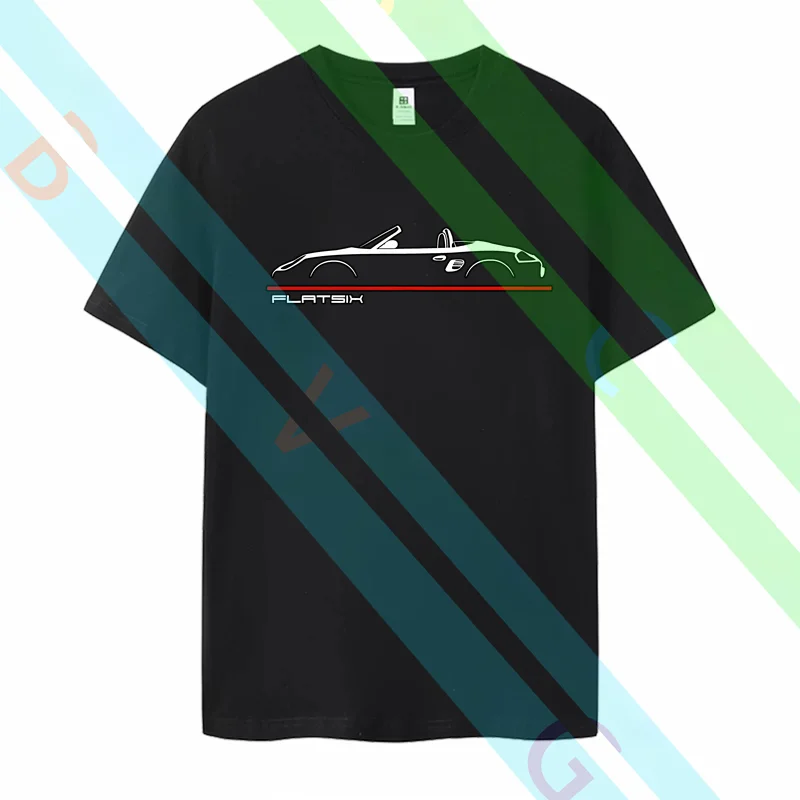 Boxster 986 Mens Shirt Cayman Owner  Gift for Boxster Owners Graphic Short Sleeves  Round-lead leisureT shirt 100% Cotton