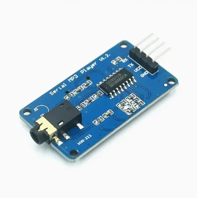 10PCS/LOT YX6300 YX5300 UART TTL Serial Control 3.2-5.2V MP3 Music Player Module Support Micro SD/SDHC Card
