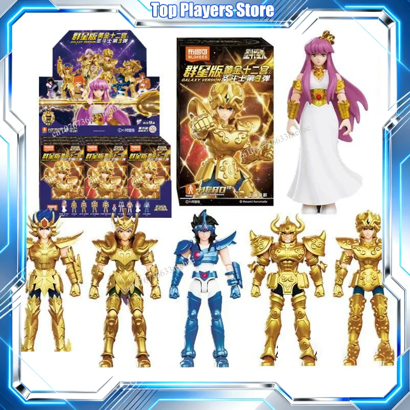 

В наличии, оригинальная игрушка Saint Seiya Blind Box Knights of the Zodiac, фигурка Афины, версия Galaxy 03, комплект модели в сборе, подарок