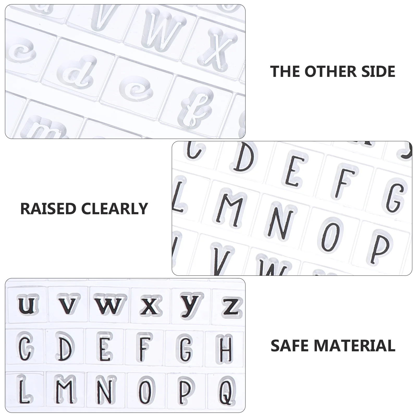

2Pcs Alphabet Small Clear Stamps Transparent for Scrapbook Card Making DIY Decoration Crafts Alphabet Clear Stamp