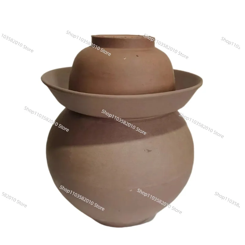 Tarro de barro tradicional engrosado para kimchi, olla doméstica para encurtidos finos y gruesos, para chile y jengibre